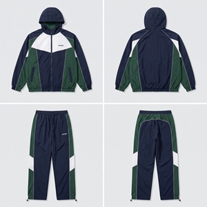 Conjunto Deportivo Cortavientos Negro para Hombre, MOQ Bajo, Personalizado - Fabricante OEM al por Mayor, MOQ Bajo, Ropa Deportiva B2B - Product Image 1