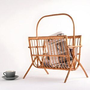 Organizador de Papel Periódico de Ratán para Escritorio, Decoración de Oficina y Organización, Porta Revistas y Archivos - Product Image 1