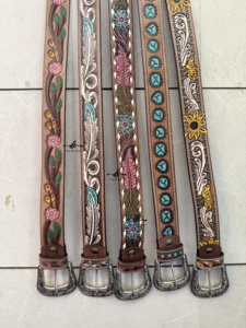 เข็มขัดหนังสไตล์ตะวันตกแนววินเทจเข็มขัดเครื่องมือมือทำมือสไตล์วินเทจ - Product Image 5