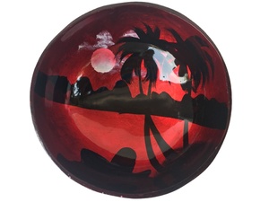 Directo de fábrica al por mayor diseño de cáscara de huevo juego de cuencos de coco hecho a mano flor Shell regalo decoración del hogar pintado precio competitivo - Product Image 2