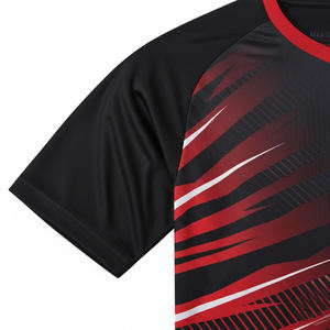 Ensemble de maillots de football personnalisés à manches courtes pour hommes, sublimés, à séchage rapide, respirants, pour l'entraînement et les sports d'équipe, vente en gros - Product Image 4