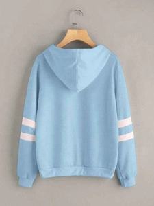 เสื้อฮู้ดผู้หญิงแบบสบายๆ พิมพ์ลายดีไซน์ใหม่ คุณภาพสูง รับสกรีนโลโก้ตามสั่ง ผ้าฟลีซ 100% - Product Image 4