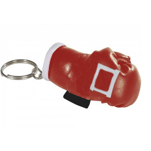Mini porte-clés gant de boxe en cuir artificiel, accessoire de voiture, cadeau MMA, porte-clés personnalisé, style tendance - Product Image 1