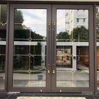 Profil de cadre de porte en aluminium directement de l'usine - Système 55 avec épaisseur de 2,0 mm Services OEM/ODM