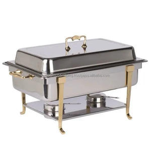 Venta al por mayor de platos de frotamiento de acero inoxidable para servidor de comida de Buffet en hoteles y restaurantes almacenamiento de alimentos usados - Product Image 5