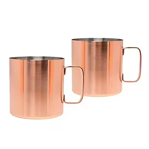 Taza Moderna de Cobre con Asa Elegante, Taza Reutilizable para Café, Té, Cócteles, Jugos, para el Hogar, Cafetería, Restaurante - Product Image 6