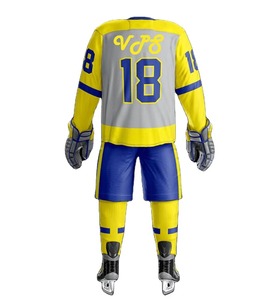 Uniforme de Hockey sobre Hielo Ligero al por Mayor, Poliéster Premium, Fabricante de Ropa de Hockey con Marca Personalizada OEM y Etiqueta Privada - Product Image 2
