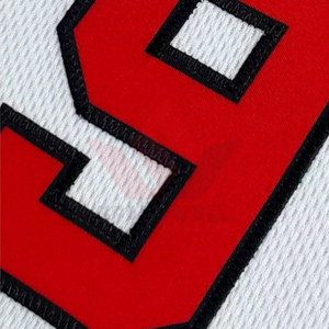 Maillot de baseball Cuba pour homme, blanc et rouge, manches courtes, boutons sur le devant, polyester, coupe classique, toutes saisons, impression du nom de l'équipe - Product Image 5