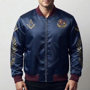 Nouvelle veste maçonnique personnalisée avec logo frontal pour l'hiver, qualité supérieure, tissu doux, manches longues, coupe confortable pour les événements formels et le quotidien - Product Image 3