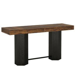 Tavolo da Bar per Casa con Design Effetto Legno Industriale, Bancone Bar, Tavolo da Pranzo, Arredamento Unico - Product Image 5