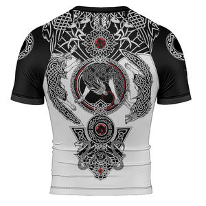 Maillot de bain Rash Guard MMA BJJ de haute qualité 2026 – Créez votre propre design pour homme, manches courtes, Spandex/Polyester - Product Image 3