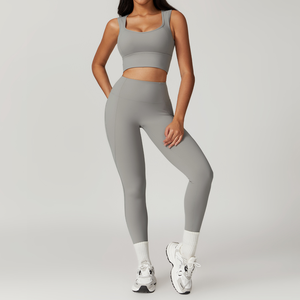 Heavy Fashion Printed Fitness Workout Yoga Set Sports Bra And Legging Set - Product Image 1
