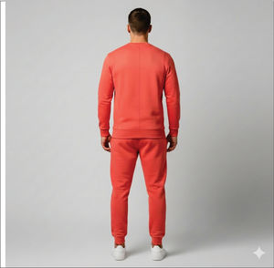 เสื้อสเวตเชิ้ตผู้ชายพิมพ์ลายฤดูหนาว ทรงหลวม ผ้าถักขนแกะ คอวี ระบายอากาศได้ดี สวมใส่สบาย คุณภาพสูง - Product Image 2