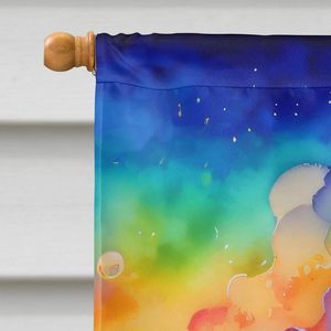 Violettes Couleur Grand Porche Drapeau Multicolore Cour Bannière Illustration Tenture Maison Taille Décoratif Manches Pôle Polyester Drapeaux - Product Image 3