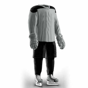 Maillot de hockey sur glace personnalisé, nouvelle couleur, manches longues, polyester, uniforme de hockey sur glace - Product Image 2
