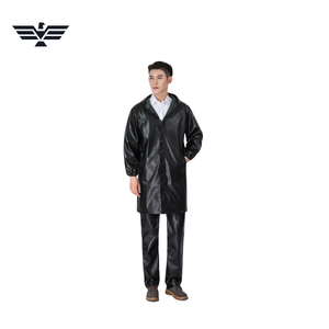 Veste de moto pour homme en cuir véritable noir, coupe slim, coupe-vent, manches longues, imperméable, style vêtement de travail, fermeture éclair, couleur unie - Product Image 3