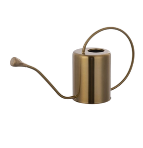 Metal Watering Can Planter <b>Cane</b> Classic Glossy Finished Decorative Metal <b>Garden</b> Can for Home <b>Garden</b> Farmhouse - Product Image 1