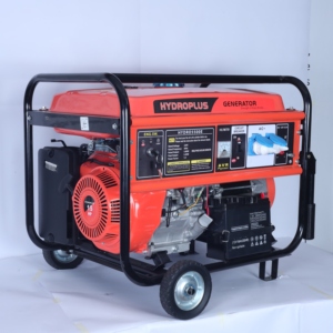 HYDROPLUS INTERNATIONAL 5500W GASOLINE <b>GENERATOR</b> 15HP 400V <b>PORTABLE</b> POWER <b>GENERATOR</b> <b>ELECTRIC</b>/RECOIL START WITH MULTIPLE USE - Product Image 1