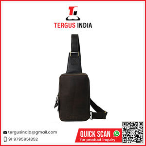 Sac de poitrine en cuir de haute qualité pour hommes, élégant, pour les voyages, le travail et l'usage quotidien, disponible au prix du marché - Product Image 2