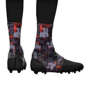 Customized Printed Embroidery Design American Football Cleat Covers Sports Spats Sublimation Team Club Wear Cleat Covers for Men - Product Image 1