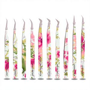 Pince à épiler d'extension de cils de couleur précise, confortable et facile à utiliser, parfaite pour créer de belles extensions de cils durables - Product Image 1