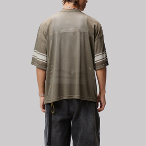 Men's V-Neck American Football Jersey Number 77 Print Loose Fit Short Sleeve Athletic Apparel Breathable <b>Polyester</b> Team Style - Product Image 6