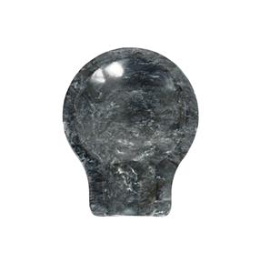 Repose-cuillère en acier inoxydable en forme de théière vert foncé et or, couleur personnalisée, fait main, écologique, compatible lave-vaisselle et micro-ondes - Product Image 5