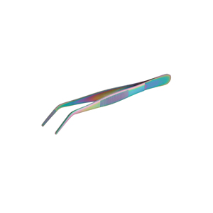 Kit de pinces de précision Altomme Instruments en acier inoxydable allemand, placage couleur arc-en-ciel, pour la mise en forme manuelle des aliments en cuisine, à angle décalé - Product Image 3