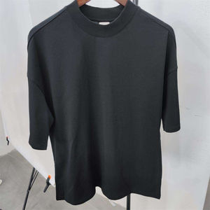 Camisetas HSI Extra Grandes Negras Lisas, Camisetas Casuales al por Mayor para Hombre, Hechas en Pakistán, de Secado Rápido, 100% Algodón - Product Image 4