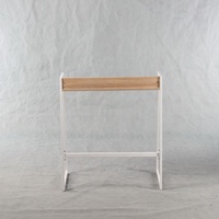 Table basse ovale moderne en métal noir avec base en fer et plateau pour salon, petit format, prix bas