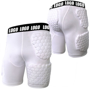 Anti-collision Honeycomb <b>Compression</b> Padded <b>Short</b> High Quality Super Breathable Goalkeeper American Football for Youth - Product Image 1