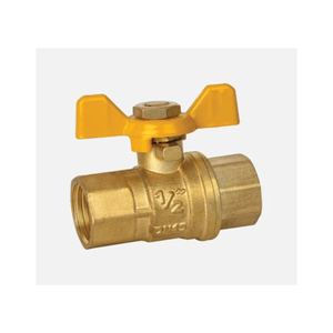 Vanne papillon en laiton avec commande par poignée pour la régulation du débit d'eau, d'huile et de gaz dans les systèmes de pipeline - Product Image 4