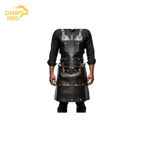 Tablier en cuir véritable de haute qualité - Uniforme professionnel pour restaurants et bars - Product Image 3