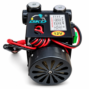 Pompe à huile GKD DC 12V 550W auto-amorçante pour transfert de diesel, modèle GKDDC70, non destinée à la carburant essence, montage mural ou sur pied. - Product Image 4