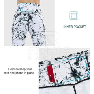 Fashion Wears Fitness Apparel Women Sublimation <b>Leggings</b> Crafted With Smooth <b>Texture</b> Fabric And Factory Direct Pricing - Product Image 6