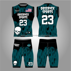 Uniformes de Fútbol Americano 7v7, Ajuste Compresivo, Personalizados, de Alta Calidad, Transpirables, Sublimados - Product Image 1
