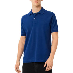 Elegante Camisa Polo Azul Rey para Hombre, Cuello Camisero, Manga Corta, Corte Regular, 200 GSM - Product Image 2