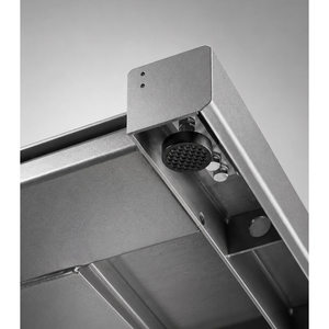 GRAM Penguin S - Balance de sol en acier inoxydable à profil bas avec rampe pour environnements industriels intensifs - Product Image 2