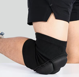 Genouillères HAWK SPORTS INDUSTRIES avec rembourrage en éponge, genouillères confortables unisexes, genouillères en nylon hautement élastiques pour le volley-ball - Product Image 2