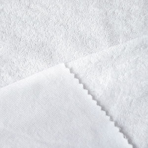 White Cotton <b>Bath</b> <b>Towel</b> Solid Color Woven Rectangular Skin-Friendly Home Use Pla in Style - Product Image 3