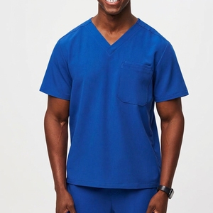 Fashionable Medical <b>Scrubs</b> Uniforms Hospital Nursing <b>Scrub</b> Nurse <b>Scrubs</b> Men Set Comfortable In Both Summer And Winter - Product Image 3