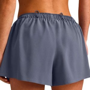 Shorts de sport superposés pour femmes avec poche, shorts de course, d'entraînement et de gym personnalisés, légers, respirants et à séchage rapide - Product Image 2