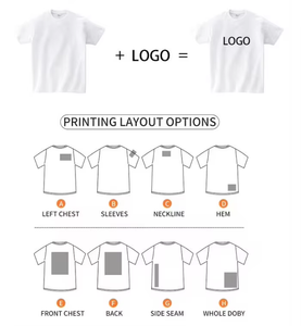 เสื้อยืดคอกลมพิมพ์ลายคุณภาพสูง ผ้าฝ้าย 100% สำหรับผู้ชาย สกรีนโลโก้ได้ ไซส์อเมริกัน แขนสั้น ไซส์ใหญ่ - Product Image 4