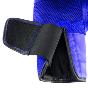Guantes de Boxeo Azules de PU de 10oz con Cierre de Velcro y Correa Ajustable para la Muñeca para Adultos - Product Image 4