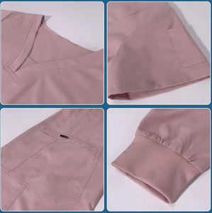 2026 New Unisex Hospital Uniforms Nursing Uniform Sets Quick-drying <b>Scrubs</b> Sets Two-piece Set Top & Pants for Nurse Fashion OEM - Product Image 2