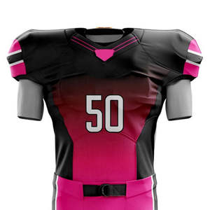 Uniformes de Fútbol Americano Personalizables al por Mayor para Adultos, Económicos, Servicio OEM Disponible, Logotipo Personalizado, Ropa Deportiva con Nombre de Equipo - Product Image 3