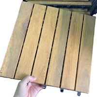 Carrelage de sol imbriquable pour plancher en bois, 30x30x2.4mm, 10 pièces, meilleure vente, pour bricolage extérieur
