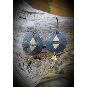 Joyería de Cobre y Latón de Moda, Colección Modelo 7, Hecha a Mano, Ecológica, de Primera Calidad, para Fiestas, Diseño Exclusivo - Product Image 4