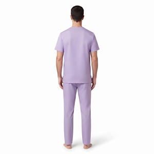 Camiseta Sanitaria para Hombre con Cuello en V, Uniforme de Enfermería, Múltiples Bolsillos, Ropa de Trabajo Médica Hospitalaria, Cuello Superpuesto - Product Image 6