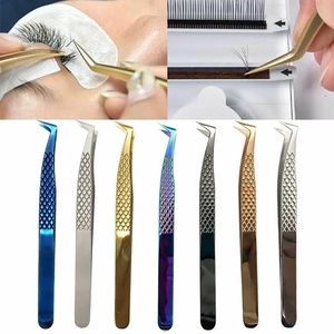 แหนบสแตนเลสกันไฟฟ้าสถิต ปลายเรียบ สำหรับต่อขนตาปลอม ขนาด 10 มม. ปลายแหลม - Product Image 5